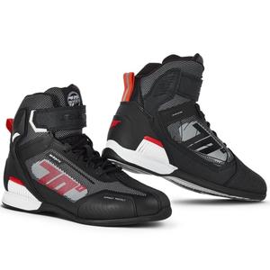 Cizme moto SEVENTY DEGREES SD-BR2 Veloce negru-rosu