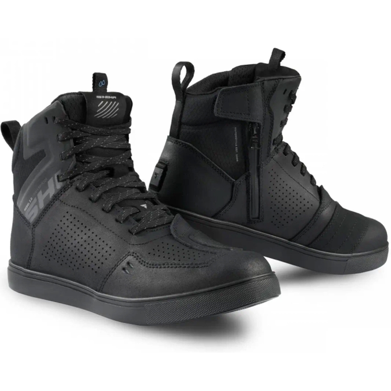 Ghete moto Shima Rebel 2.0 WP negre