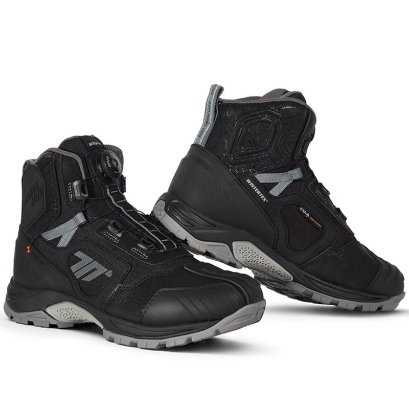 Cizme moto SEVENTY DEGREES SD-BA7 Stelvio Low negru-gri