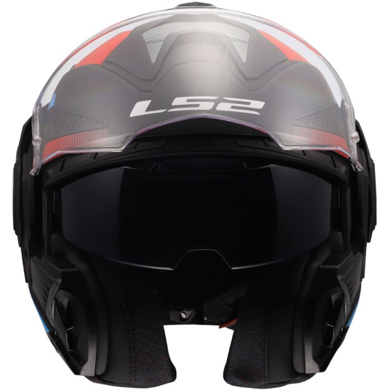 Cască de motocicletă pliabilă LS2 FF901 Advant X Nova negru mat-roșu-albastru