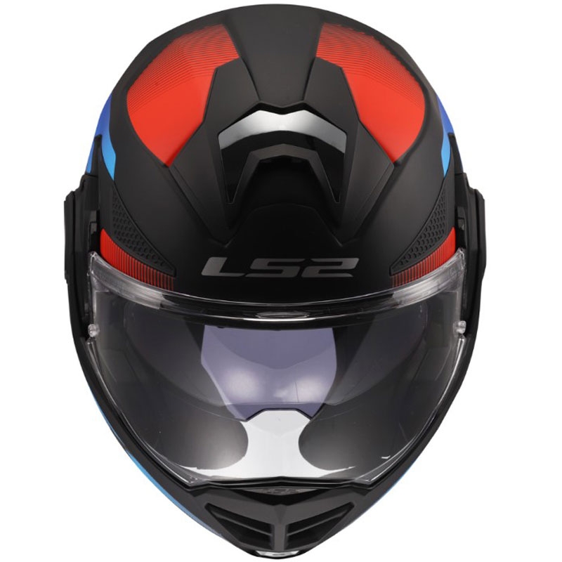 Cască de motocicletă pliabilă LS2 FF901 Advant X Nova negru mat-roșu-albastru