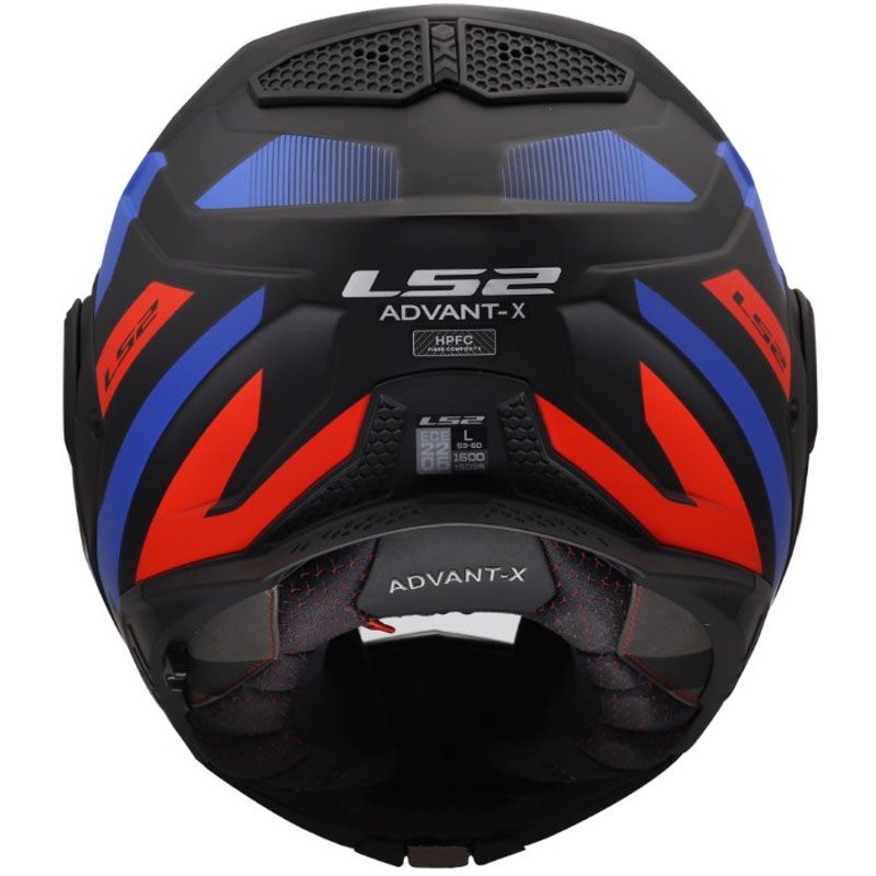 Cască de motocicletă pliabilă LS2 FF901 Advant X Nova negru mat-roșu-albastru