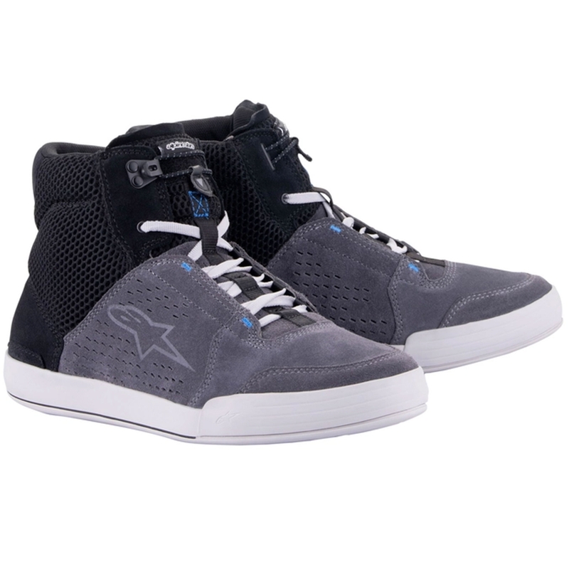 Cizme moto Alpinestars Chrome Air negru-gri-albastru