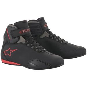 Cizme moto Alpinestars Sektor negru-rosu