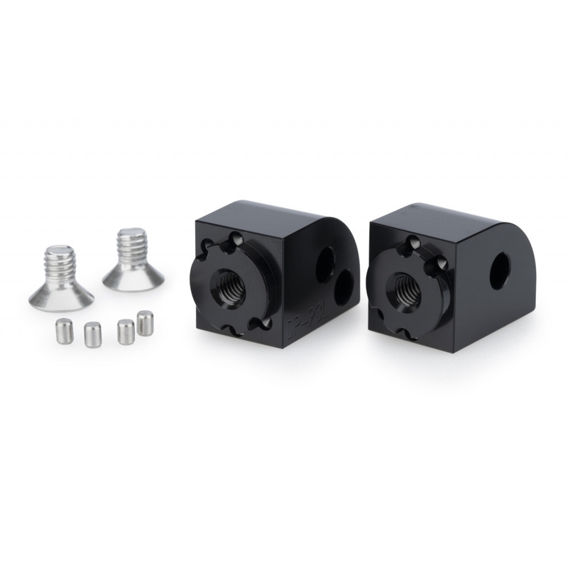 Footpeg adapters PUIG ajustabila Negru