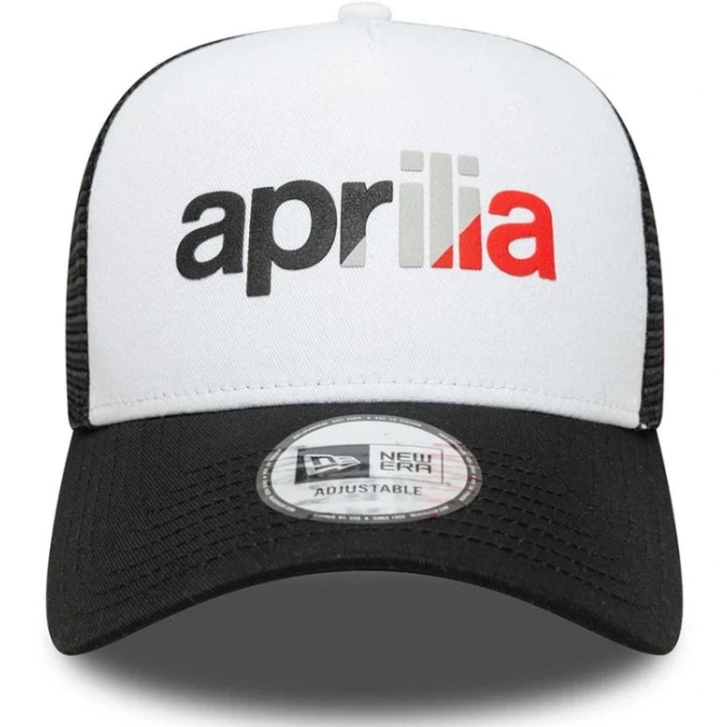 Șapcă Aprilia 9forty Be A Racer cu logo negru-alb