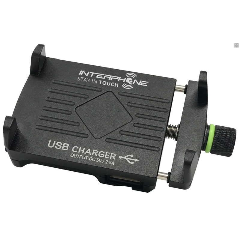 Suport universal Interphone CRAB Evo Alu cu încărcător