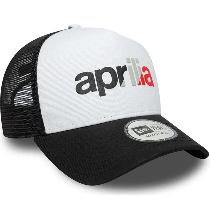 Șapcă Aprilia 9forty Be A Racer cu logo negru-alb