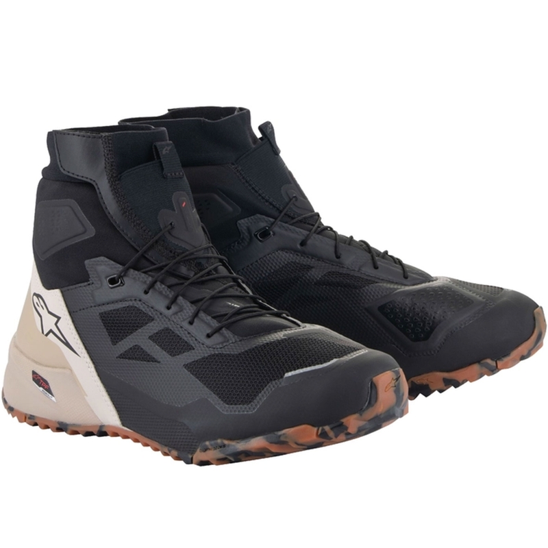 Cizme moto Alpinestars CR-1 negru-maro deschis