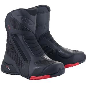 Ghete moto Alpinestars RT-7 DRYSTAR negru-rosu