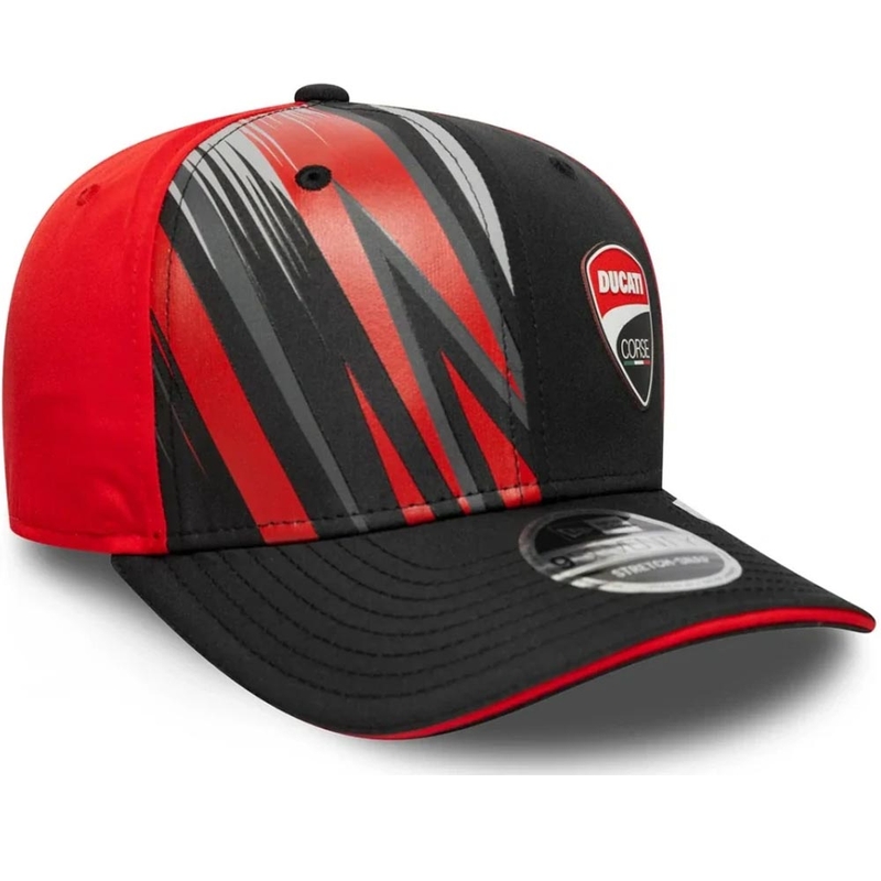 Șapcă Ducati Corse 9SEVENTY cu logo roșu-negru