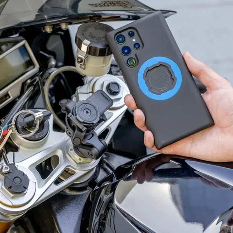 Suport coloană de direcție Quad Lock® negru