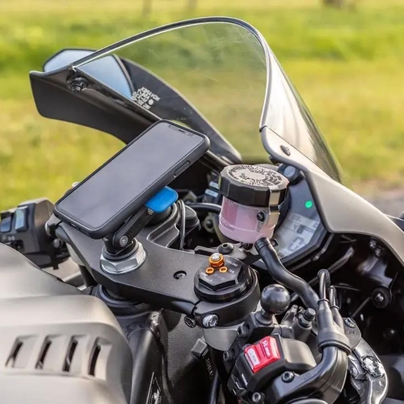 Suport coloană de direcție Quad Lock® negru