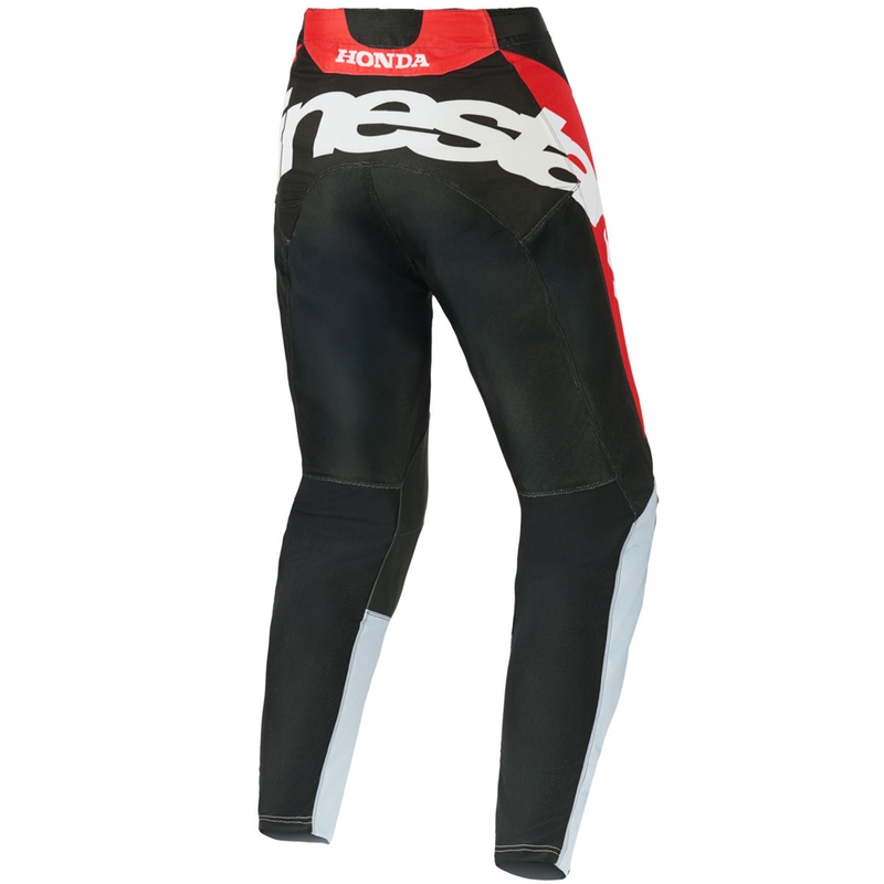 Pantaloni motocross Alpinestars Racer Veil Honda negru-gri-roșu-galben