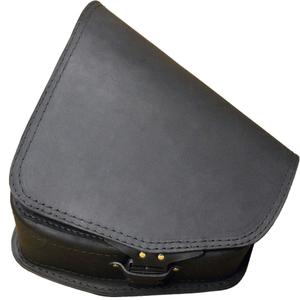 Geantă de motocicletă din piele RSA S661 HD Softail neagră