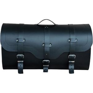 Geantă de motocicletă din piele cu încuietoare RSA K165 neagră