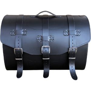 Geantă de motocicletă din piele cu încuietoare RSA K451 neagră