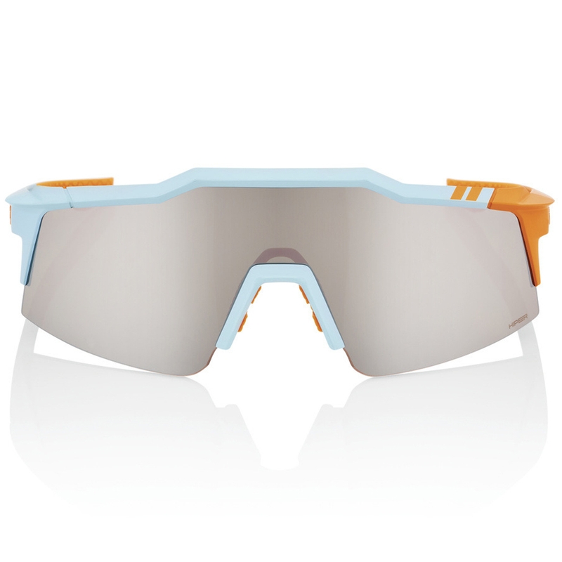 Ochelari de soare 100% SPEEDCRAFT SL Soft Tact în două culori, cu lentilă argintie