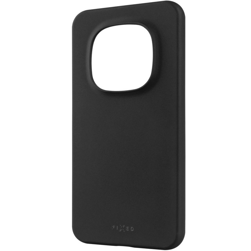 Husă spate cauciucată FIXED Story pentru Xiaomi Redmi Note 15 Pro 5G, neagră