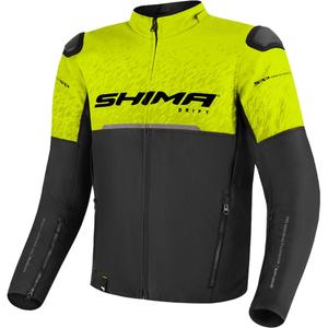 Geacă de motocicletă Shima Drift negru-galben-fluo
