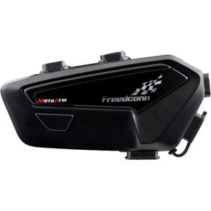 Interfon Bluetooth FreedConn FX PRO Mesh MotoZem negru