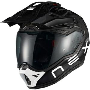 Cască de motocicletă enduro Nexx X.Rally FIM Racing 2 Carbon negru-alb