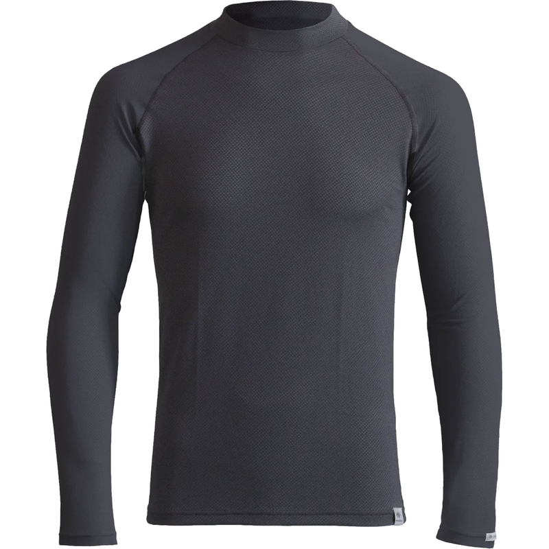 Cămașă termică nanosilver® Raglan gri antracit - mânecă lungă