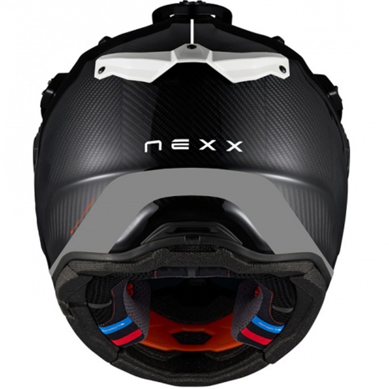 Cască de motocicletă enduro Nexx X.Rally FIM Racing 2 Carbon negru-alb