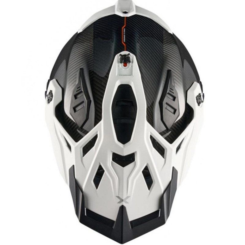 Cască de motocicletă enduro Nexx X.Rally Gravix Carbon negru-alb