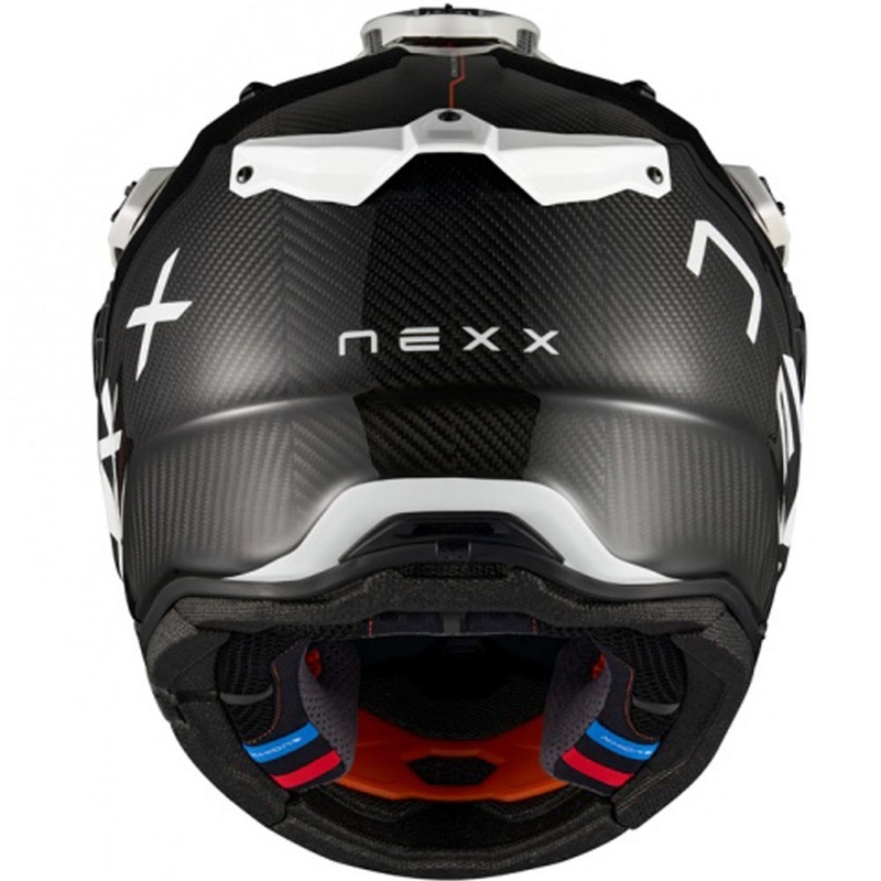 Cască de motocicletă enduro Nexx X.Rally Gravix Carbon negru-alb