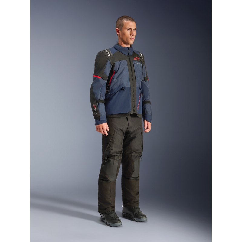 Geacă moto Alpinestars Andes V4 Drystar Albastru închis-Albastru-Negru