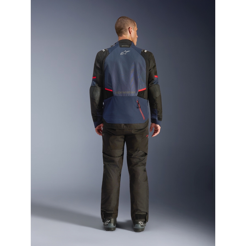 Geacă moto Alpinestars Andes V4 Drystar Albastru închis-Albastru-Negru