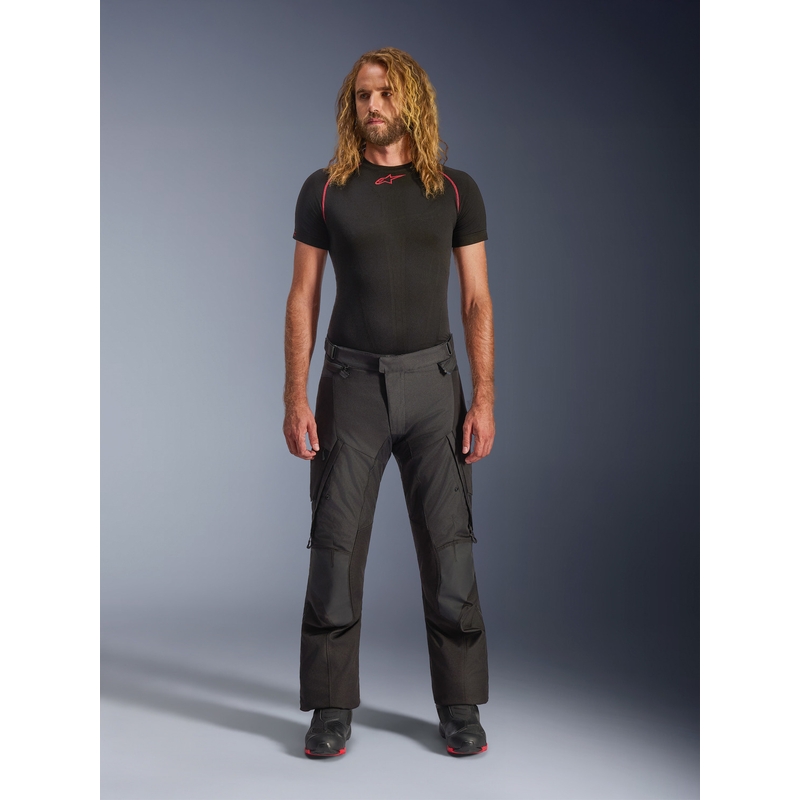 Pantaloni motocicletă Alpinestar Andes V4 Drystar negri