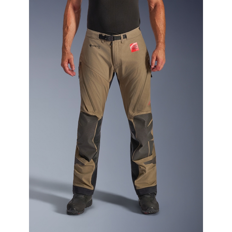 Pantaloni motocicletă Alpinestar Nazca 3L Gore-Tex PRO maro deschis-negru