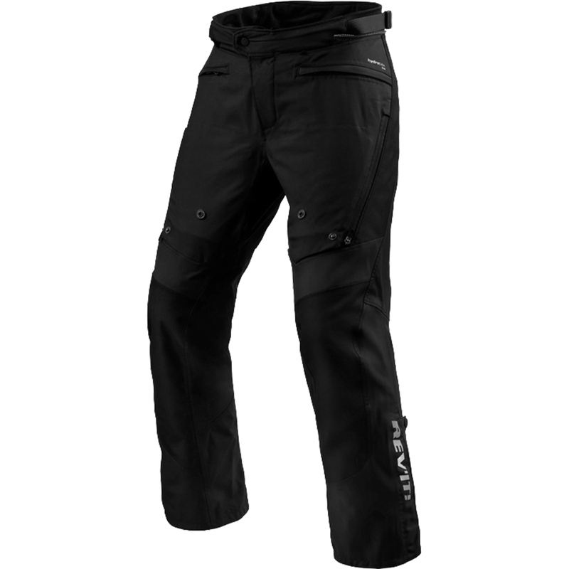 Pantaloni de motocicletă Revit Horizon 3 H2O negru extins