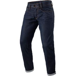 Revit Lewis Selvedge TF Dark Blue Cropped Motorcycle Jeans