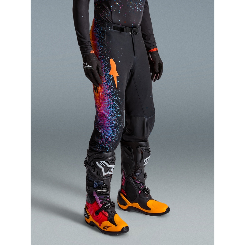 Pantaloni Motocross Alpinestars Supertech Ediție Limitată Black Hole - Negru