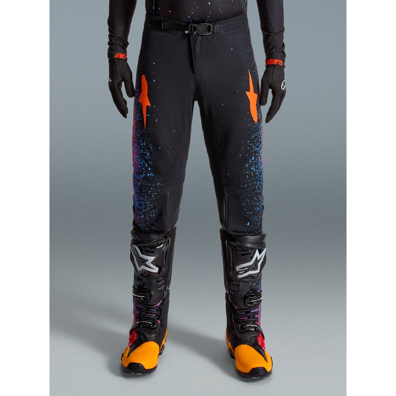 Pantaloni Motocross Alpinestars Supertech Ediție Limitată Black Hole - Negru