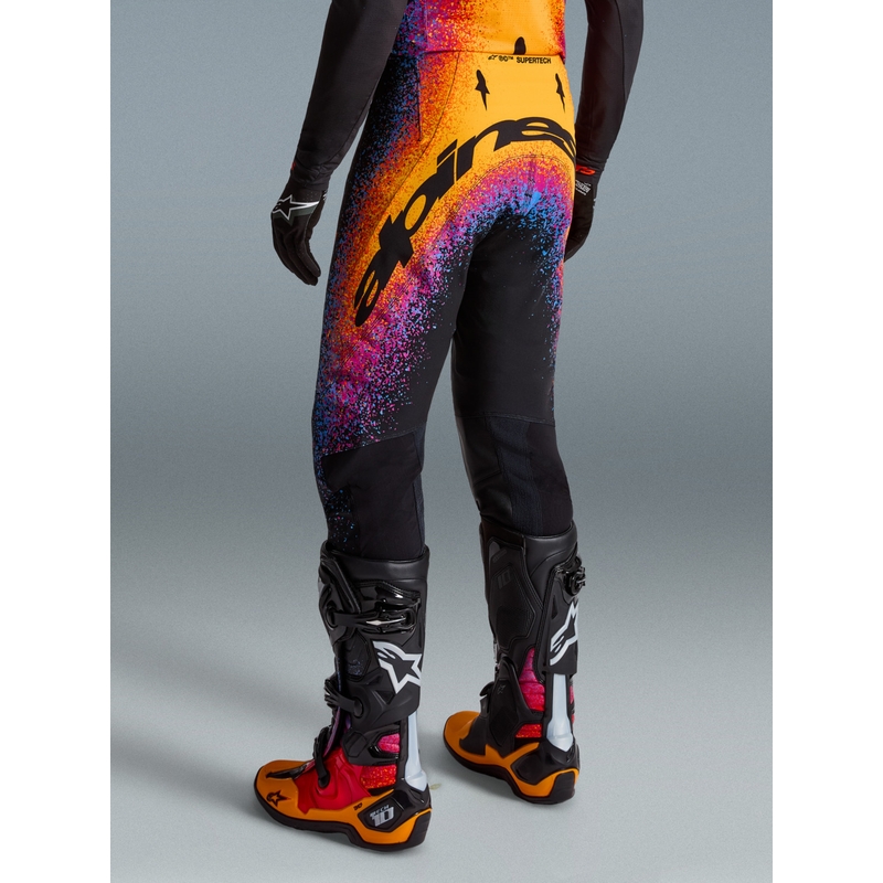 Pantaloni Motocross Alpinestars Supertech Ediție Limitată Black Hole - Negru