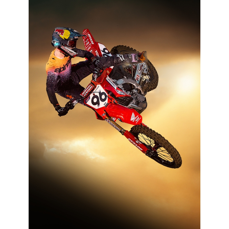 Cască motocross Alpinestars Supertech S-M10 ediție limitată Black Hole, culoare neagră