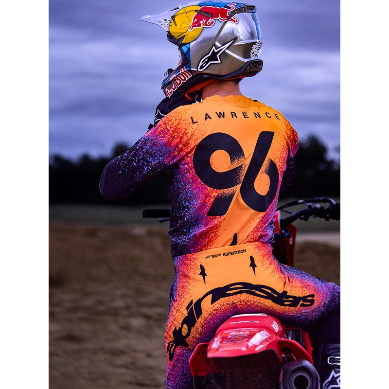 Cască motocross Alpinestars Supertech S-M10 ediție limitată Black Hole, culoare neagră