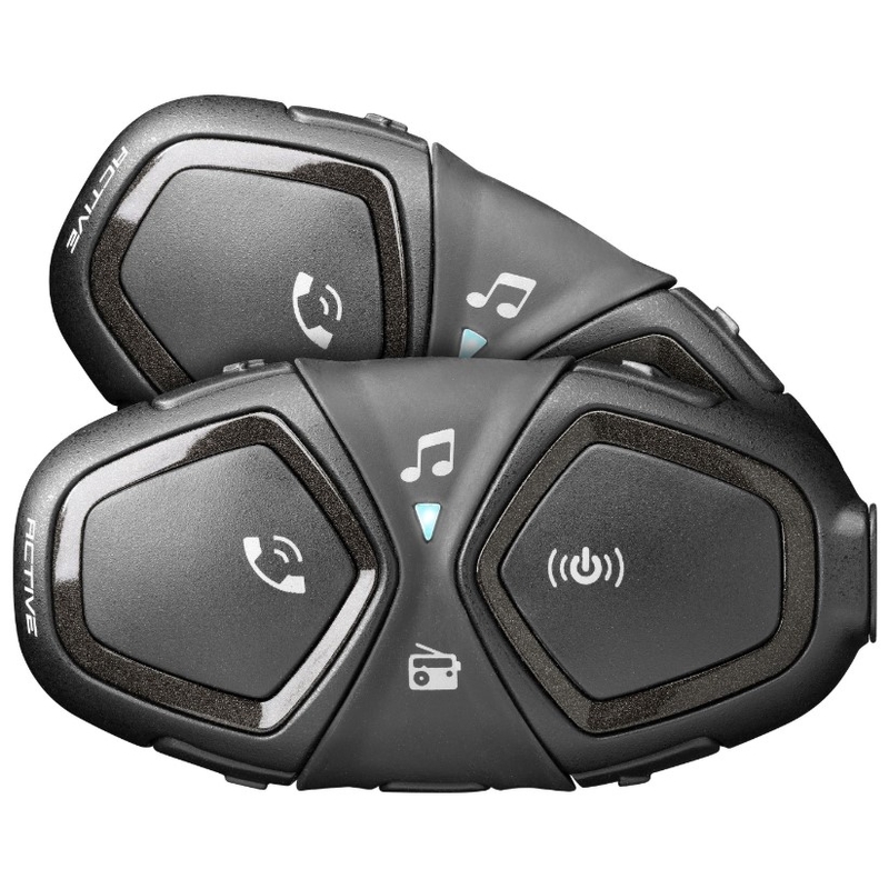 Bluetooth handsfree CellularLine Interphone ACTIVE - Pachet dublu