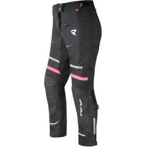 Pantaloni de motocicleta Street Racer Betty II de dama negru-roz