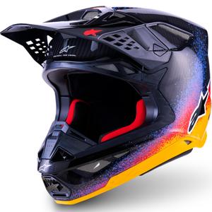 Cască motocross Alpinestars Supertech S-M10 ediție limitată Black Hole, culoare neagră