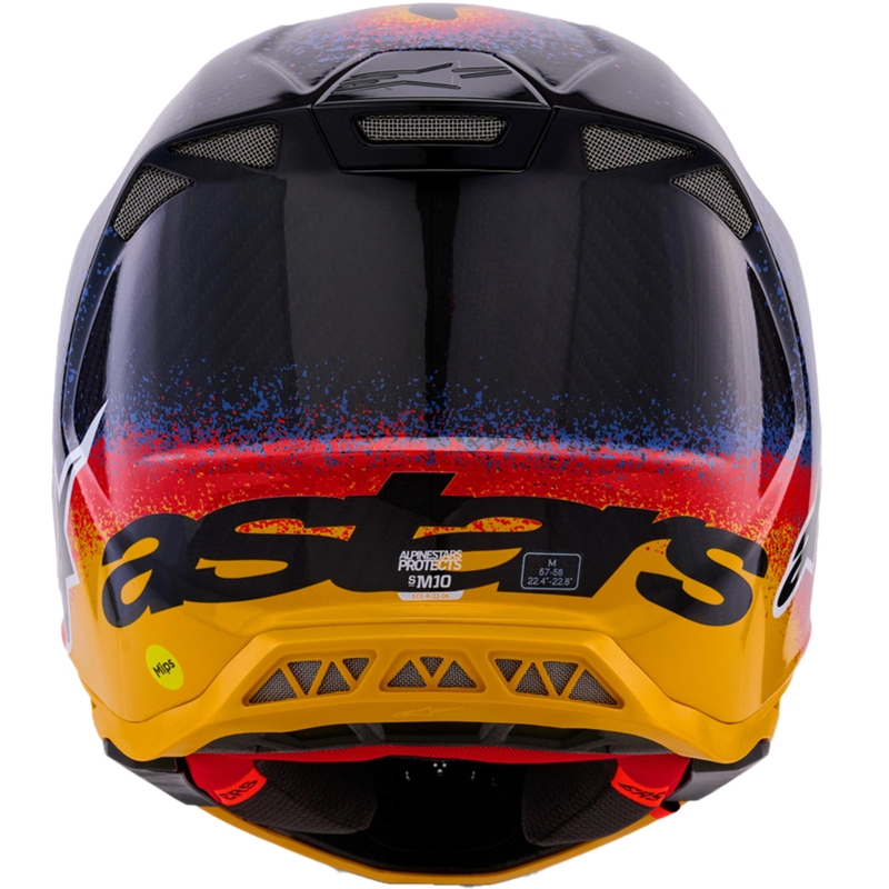 Cască motocross Alpinestars Supertech S-M10 ediție limitată Black Hole, culoare neagră