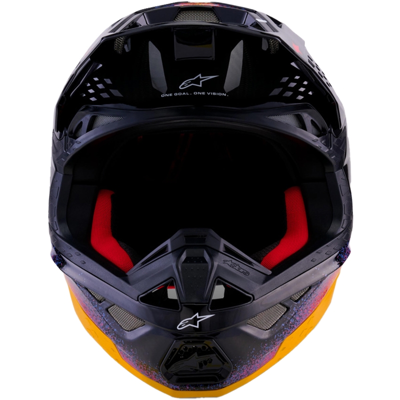 Cască motocross Alpinestars Supertech S-M10 ediție limitată Black Hole, culoare neagră