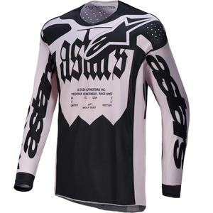 Tricou motocross Alpinestars Techstar ediție limitată Wolf Dust nisip-negru