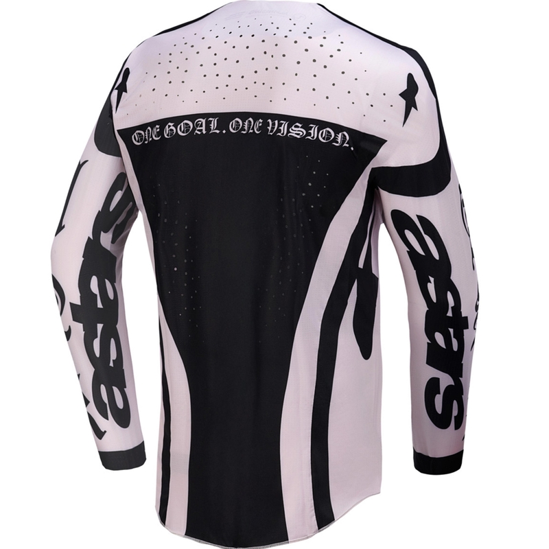 Tricou motocross Alpinestars Techstar ediție limitată Wolf Dust nisip-negru
