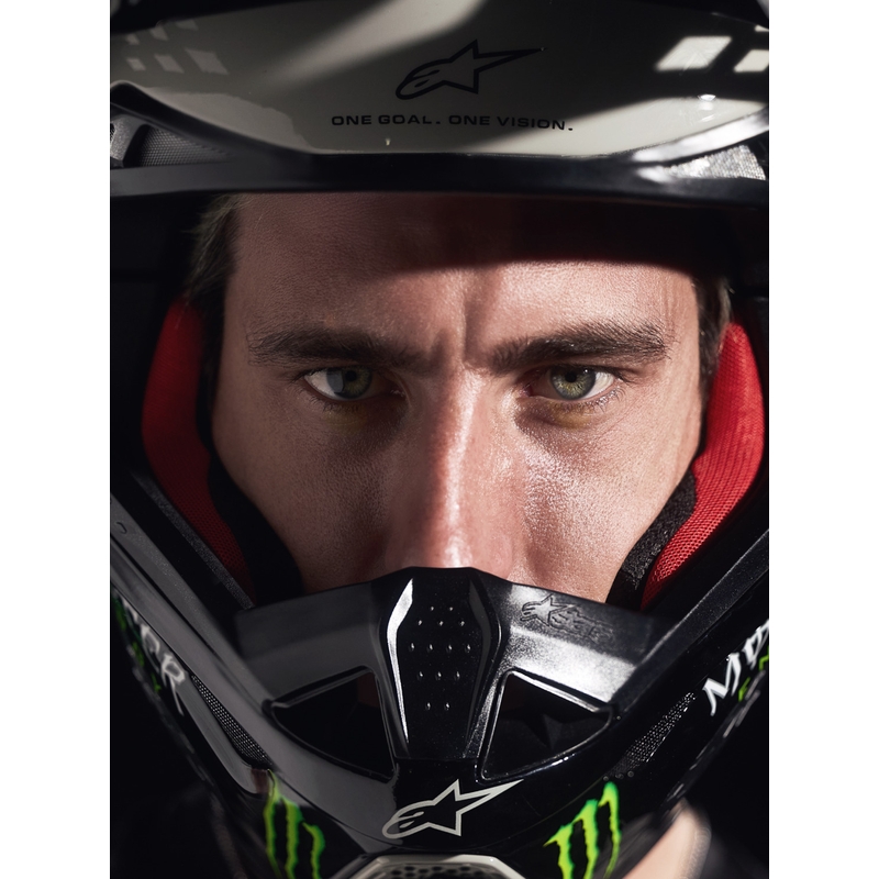 Pantaloni motocross Alpinestars Techstar ediție limitată Wolf Dust, culoare nisip-negru