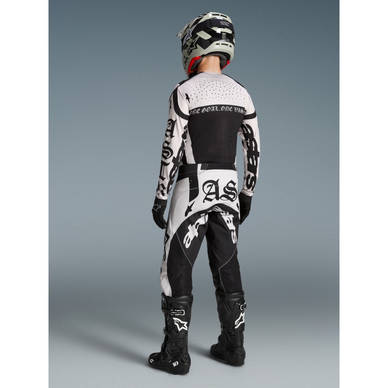 Pantaloni motocross Alpinestars Techstar ediție limitată Wolf Dust, culoare nisip-negru
